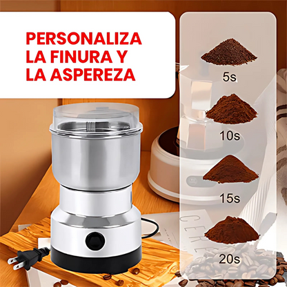 Molino Eléctrico PowerGrind 360™ - Un solo equipo para todas tus necesidades de molienda en casa.