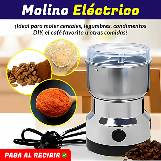 Molino Eléctrico PowerGrind 360™ - Un solo equipo para todas tus necesidades de molienda en casa.