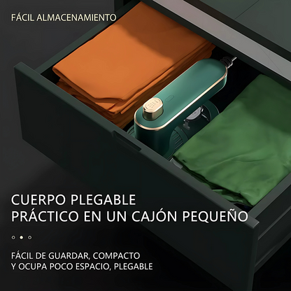 Plancha a Vapor JetPress Pocket - Potencia de planchado profesional en la palma de tu mano.
