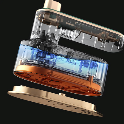 Plancha a Vapor JetPress Pocket - Potencia de planchado profesional en la palma de tu mano.