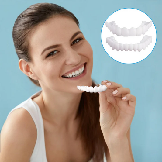 Dientes postizos PerfectDent – Corrige, protege y brilla.