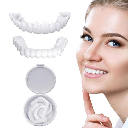 Dientes postizos PerfectDent – Corrige, protege y brilla.