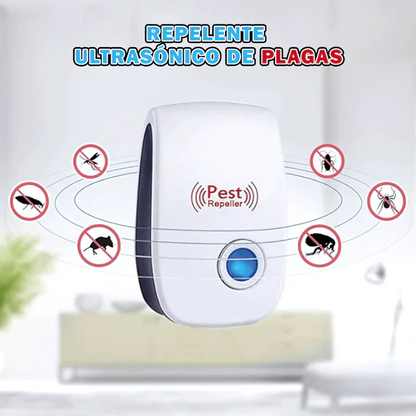 Repelente PestGuard Ultra - Protección invisible contra insectos molestos, día y noche.