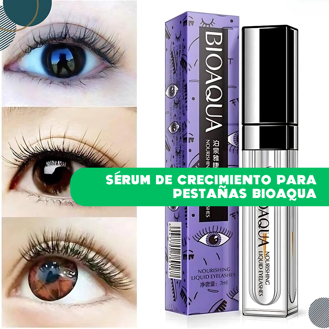 SERUM BIOAQUA – Fortalece, nutre y realza tus pestañas de forma visible y progresiva