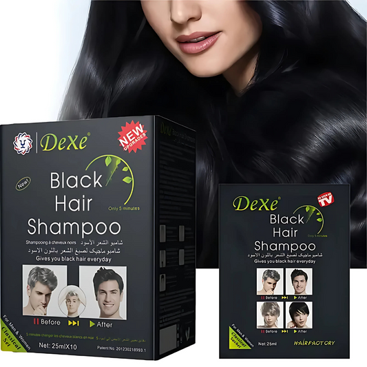 Shampoo EverBlack - Recupera el negro intenso de tu cabello sin complicaciones ni químicos agresivos.