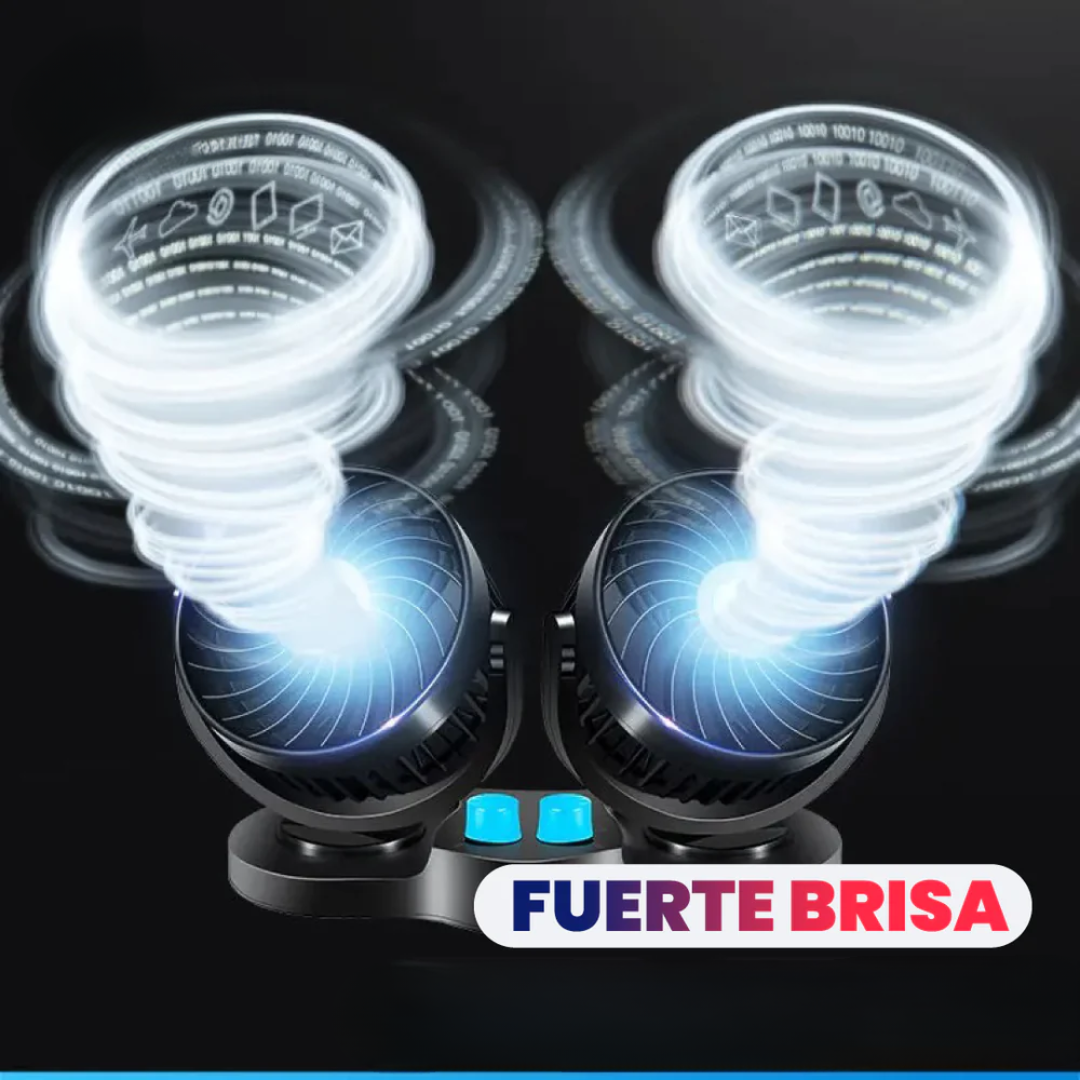 VENTILADOR PARA CARRO – Refresca tu camino, haz cada viaje más placentero.